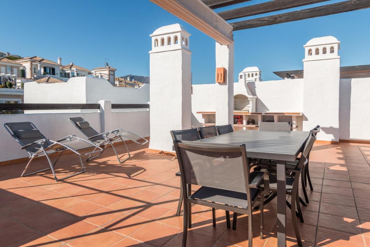 2186-Luxury Sea View Penthouse In Casares Costa Apartment Exterior photo